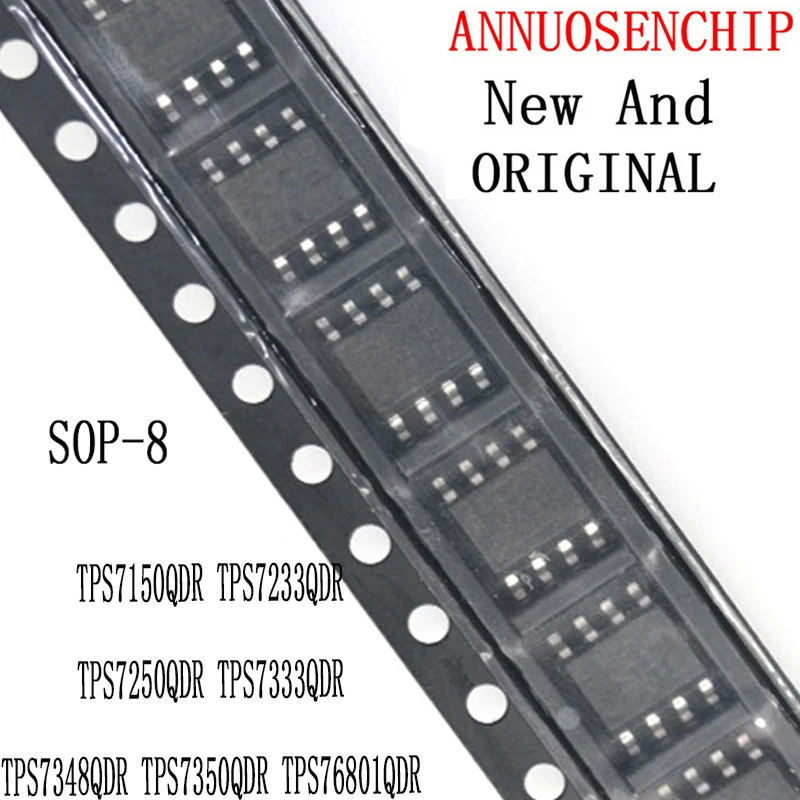 Новые и оригинальные TPS7150Q SOP8 TPS5420QDR TPS7150QDR TPS7233QDR TPS7250QDR TPS7333QDR TPS7348QDR TPS7350QDR TPS76801QDR
Новые и оригинальные TPS7150Q SOP8 TPS5420QDR TPS7150QDR TPS7233QDR TPS7250QDR TPS7333QDR TPS7348QDR TPS7350QDR TPS76801QDR