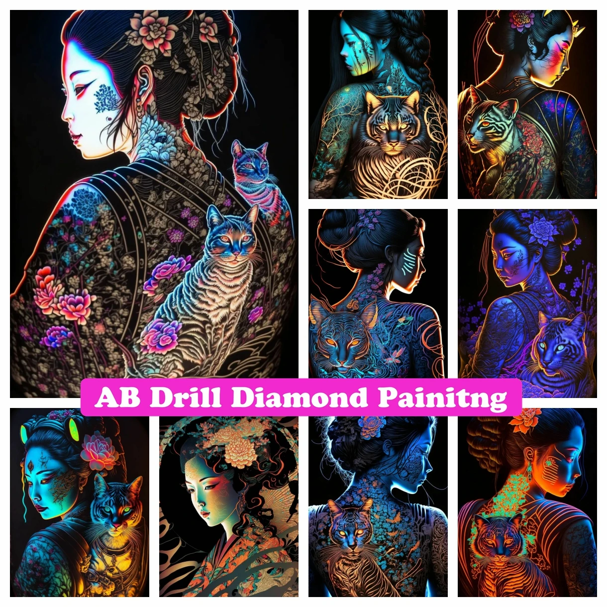 Geisha Woman AB Diamond Painting 5D DIY Ancient Japanese Kimono Girl Art Mosaic Cross Stitch Kits Handmade Home Decor Gift
Geisha Woman AB Diamond Painting 5D DIY Ancient Japanese Kimono Girl Art Mosaic Cross Stitch Kits Handmade Home Decor Gift