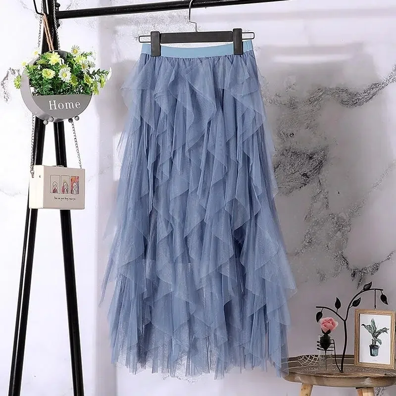 2022 Cute Pink High Waist Pleated Short Skirt Mesh Women's Aesthetic Faldas Pleated Skirt Tulle Half Skirt Women's Fashion
2022 Cute Pink High Waist Pleated Short Skirt Mesh Women's Aesthetic Faldas Pleated Skirt Tulle Half Skirt Women's Fashion