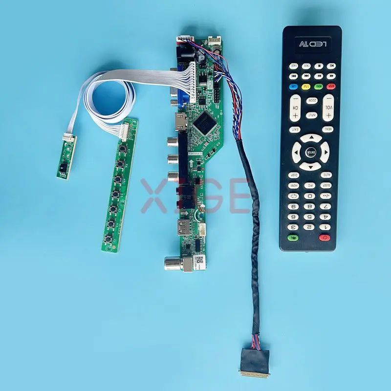 Плата драйвера ЖК-контроллера подходит для LTN101NT02 LTN101NT05 1024*600 VGA + HDMI + AV + USB 40-контактный LVDS экран для аналогового ТВ ноутбука 10,1 "Комплект «сделай сам»
Плата драйвера ЖК-контроллера подходит для LTN101NT02 LTN101NT05 1024*600 VGA + HDMI + AV + USB 40-контактный LVDS экран для аналогового ТВ ноутбука 10,1 "Комплект «сделай сам»