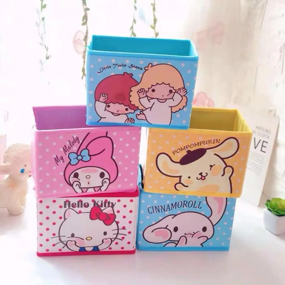 Cartoon Kawaii Cinnamoroll Melody Kuromi Purin Dog Little Twin Star Kt Cute Anime Storage Finishing Box Girl Toy Birthday Gift
Cartoon Kawaii Cinnamoroll Melody Kuromi Purin Dog Little Twin Star Kt Cute Anime Storage Finishing Box Girl Toy Birthday Gift