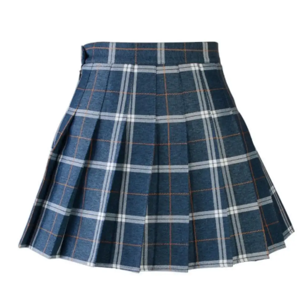 Women Casual Plaid Skirt Girls High Waist Pleated A-line Fashion Uniform Skirt With Inner Shorts and slim appearance in Summer
Women Casual Plaid Skirt Girls High Waist Pleated A-line Fashion Uniform Skirt With Inner Shorts and slim appearance in Summer