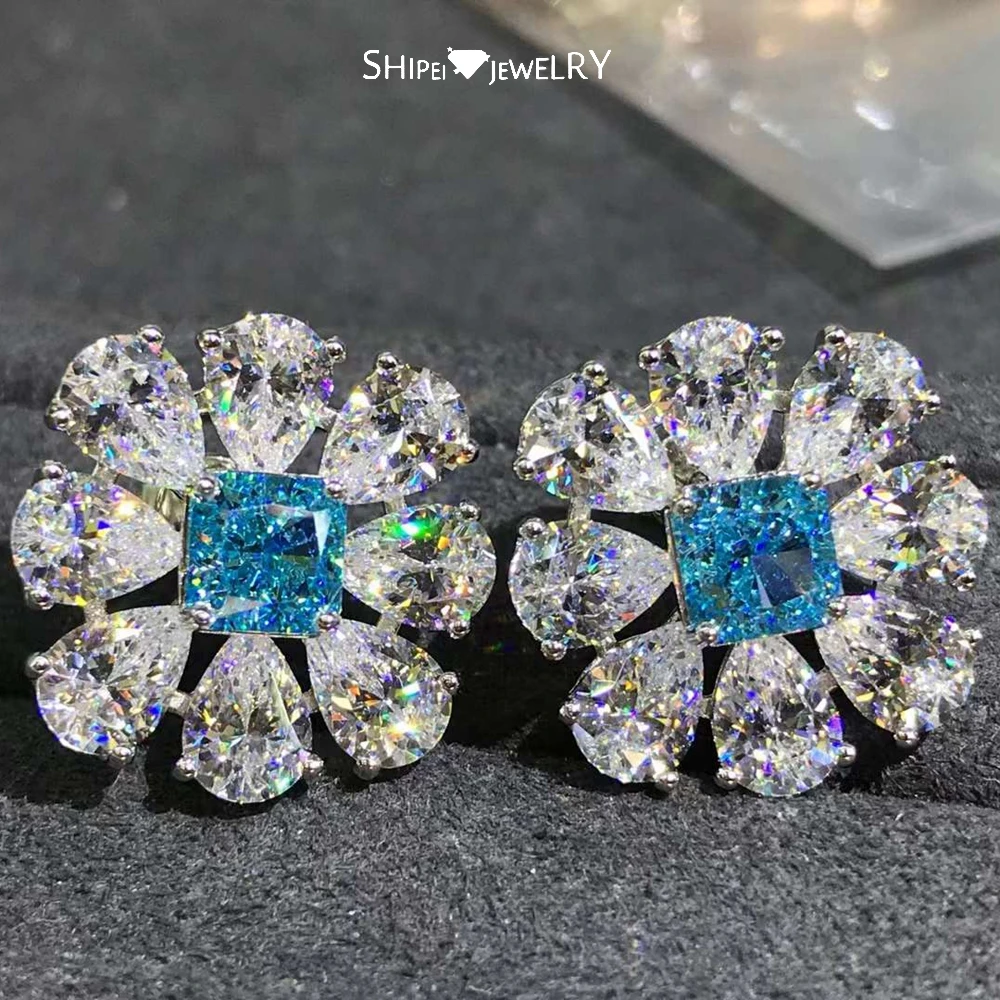 Shipei 100% 925 пробы серебро 10CT VVS 3EX драгоценный камень с изображением измельченного льда драгоценный камень Муассанит ювелирные изделия серьги-...
Shipei 100% 925 пробы серебро 10CT VVS 3EX драгоценный камень с изображением измельченного льда драгоценный камень Муассанит ювелирные изделия серьги-...