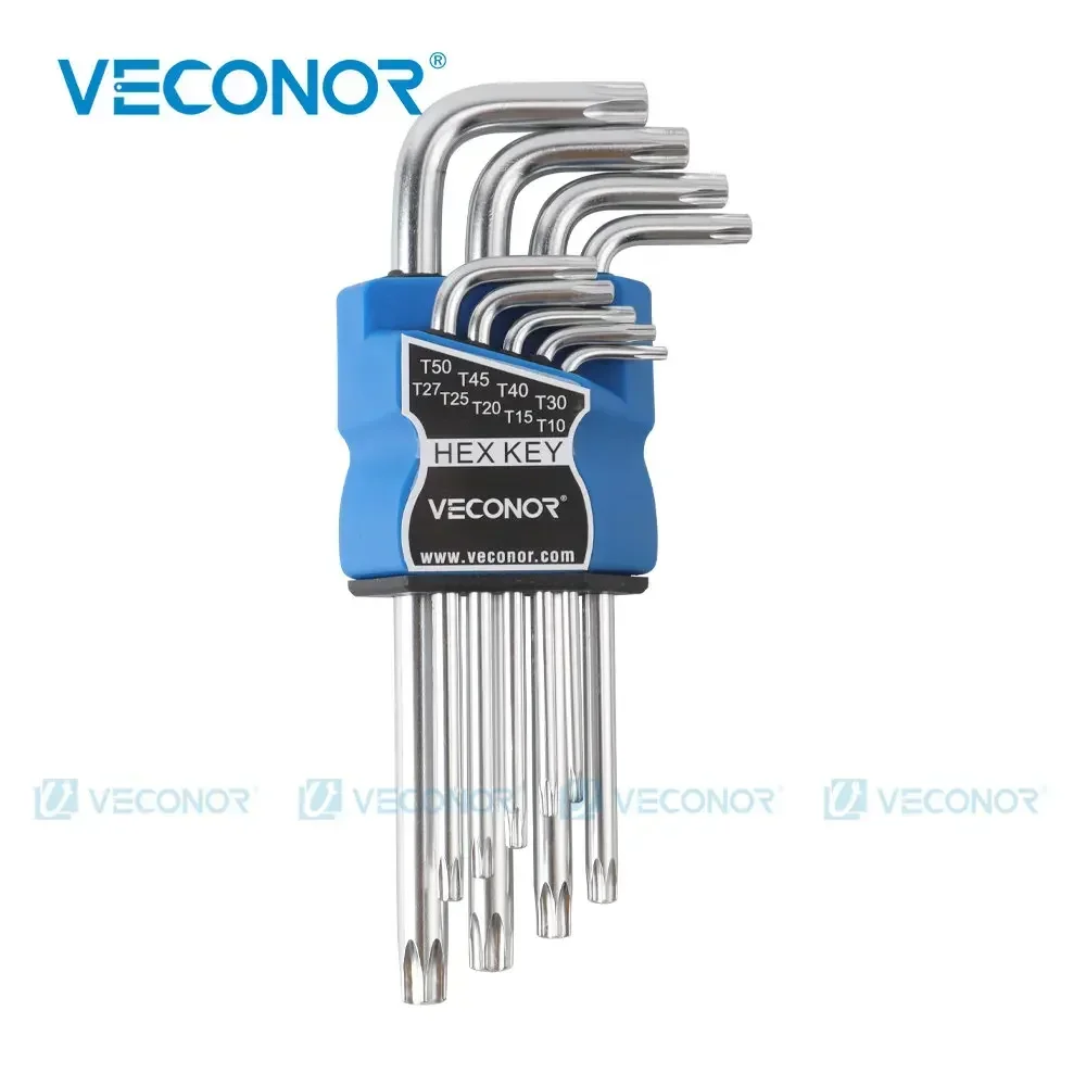 Набор торкс ключей Veconor T10 T15 T20 T25 T27 T30 T40 T45 T50 
Набор торкс ключей Veconor T10 T15 T20 T25 T27 T30 T40 T45 T50