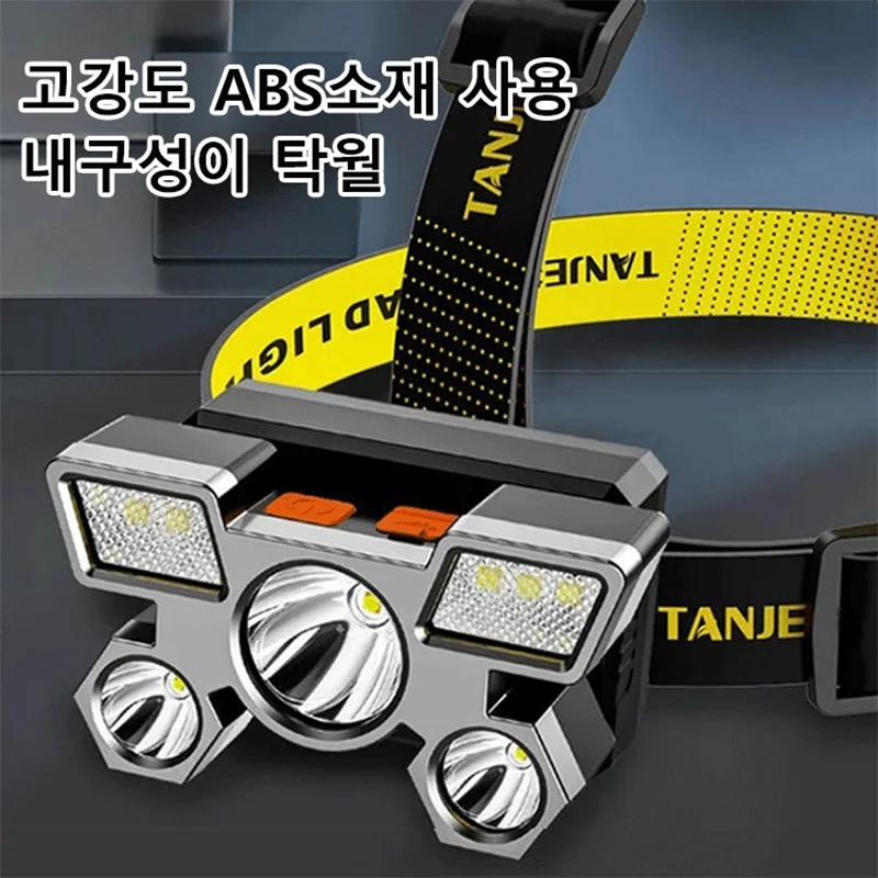 Usb Rechargeable Built-in Battery 5 Led Strong Headlight Super Bright Head-Mounted Flashlight Outdoor Rechargeable Night Fishing
Usb Rechargeable Built-in Battery 5 Led Strong Headlight Super Bright Head-Mounted Flashlight Outdoor Rechargeable Night Fishing