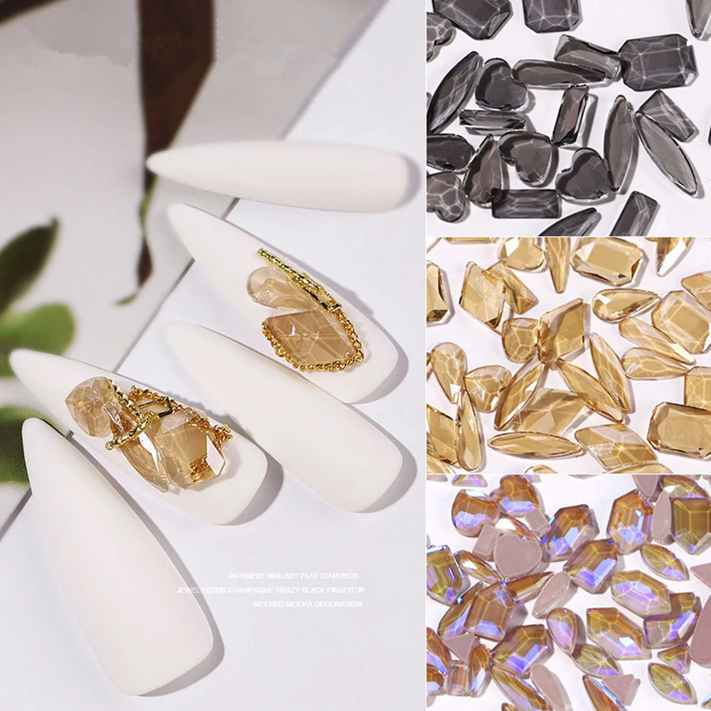50Pcs/bag Crystal Flat Bottom Rhinestones Multi Size AB/Colorful Crystal Diamond 3D Glitter Nail Art Luxurious Nail Decorations
50Pcs/bag Crystal Flat Bottom Rhinestones Multi Size AB/Colorful Crystal Diamond 3D Glitter Nail Art Luxurious Nail Decorations