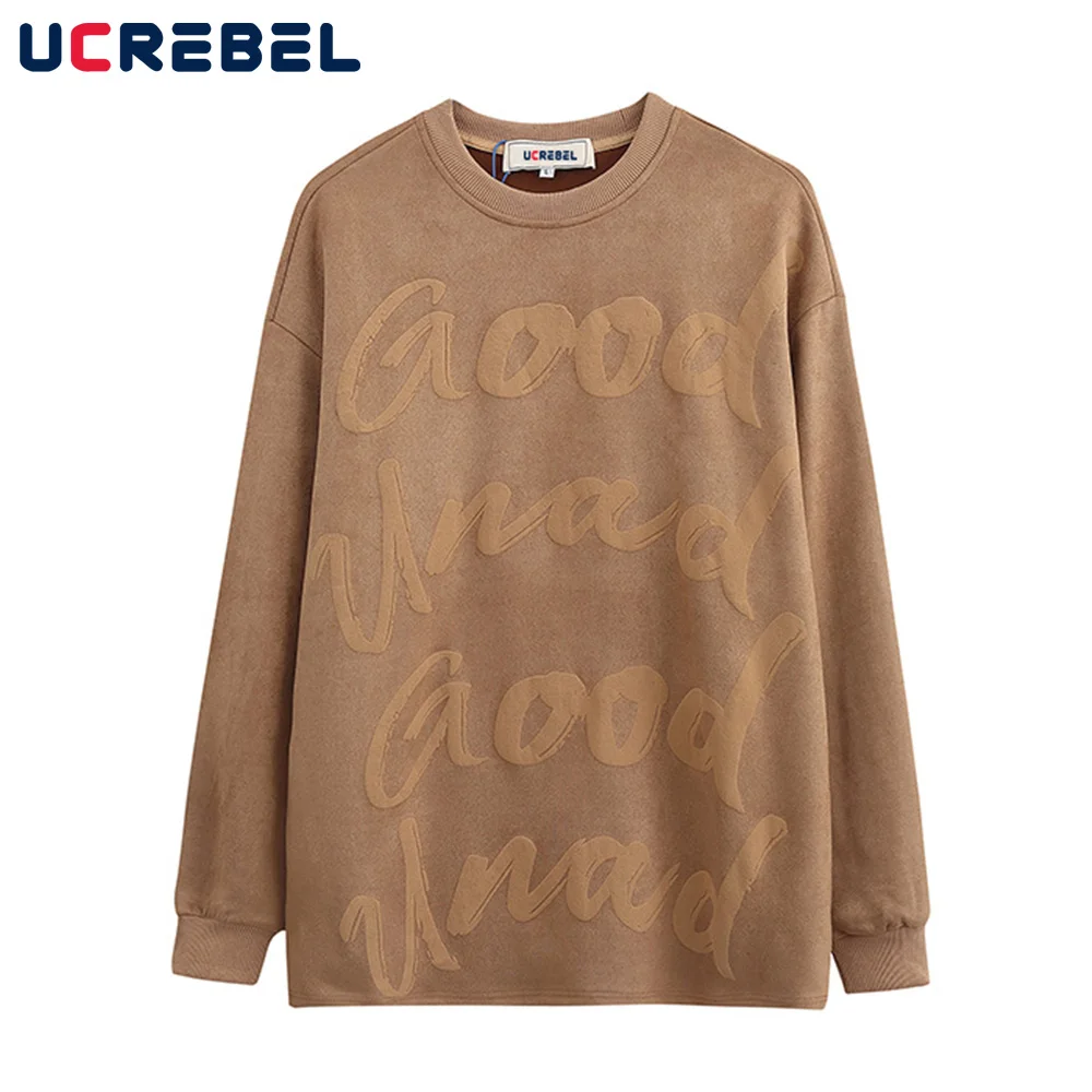 Letter Foam Print Long Sleeve T-shirt Mens Autumn Retro Loose Streetwear Round Neck Drop Shoulder Top Men
Letter Foam Print Long Sleeve T-shirt Mens Autumn Retro Loose Streetwear Round Neck Drop Shoulder Top Men