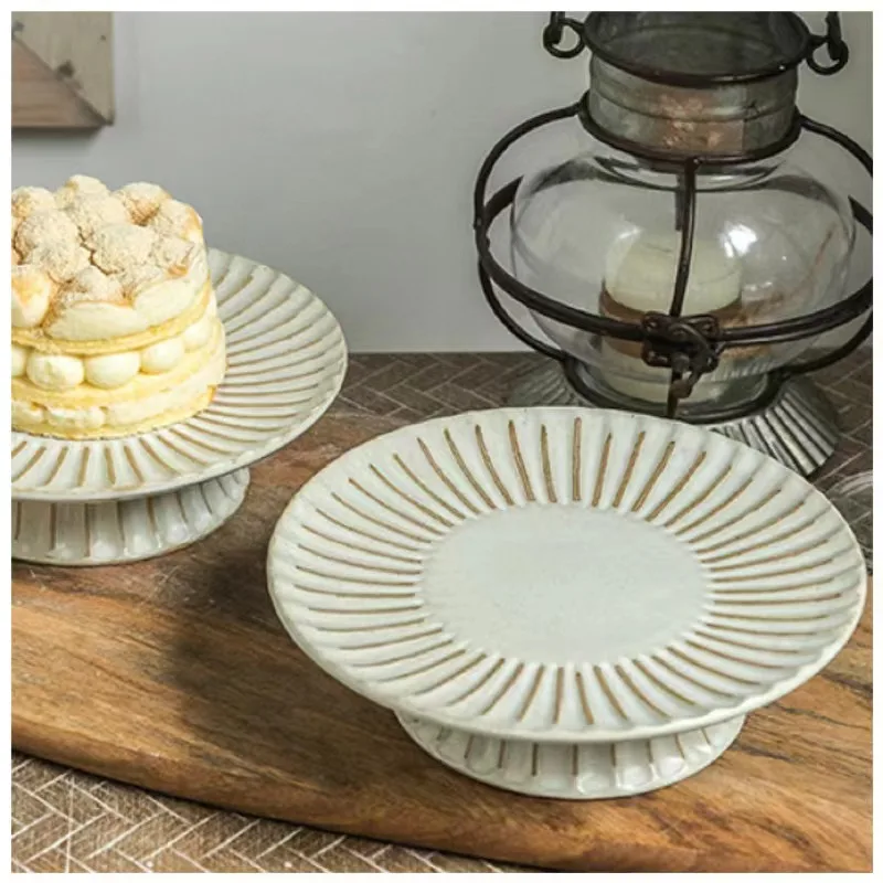 High Legged Lace Ceramic Mop Plates Handicrafts Gourmet Photo Plate Northern European Light Luxury Cake Stand тарелки для еды
High Legged Lace Ceramic Mop Plates Handicrafts Gourmet Photo Plate Northern European Light Luxury Cake Stand тарелки для еды