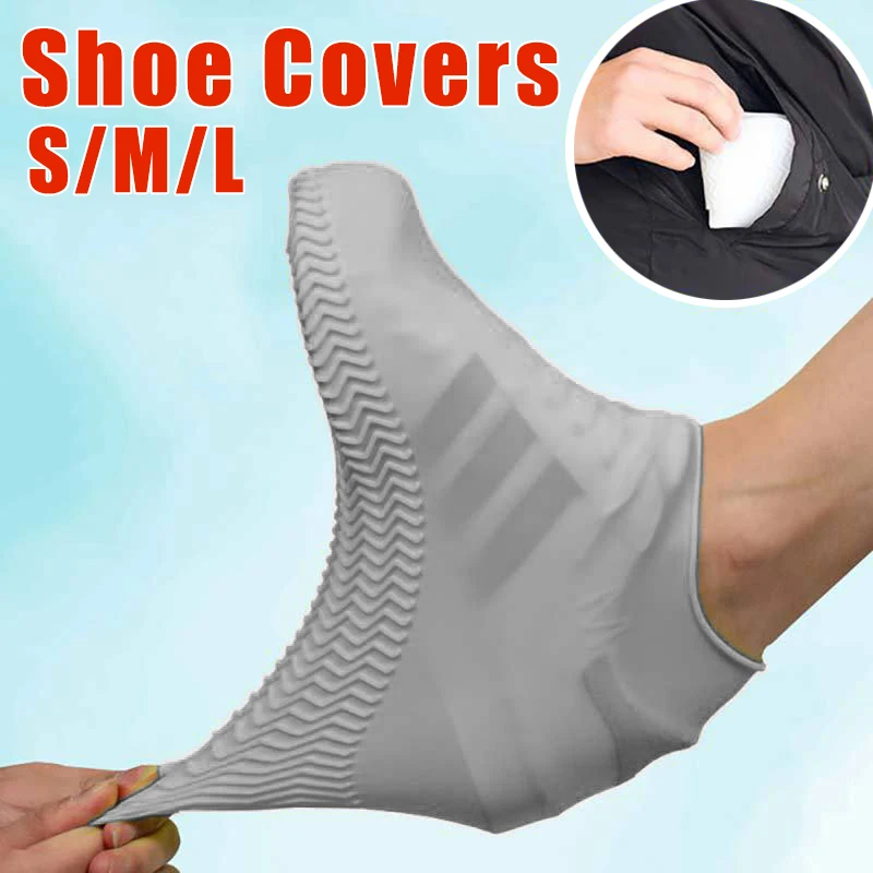 Silicone WaterProof Shoe Covers S/M/L Non-Slip Rubber Rain Boot Covers Wear-resistant Overshoes For Outdoor Rainy Day
Silicone WaterProof Shoe Covers S/M/L Non-Slip Rubber Rain Boot Covers Wear-resistant Overshoes For Outdoor Rainy Day