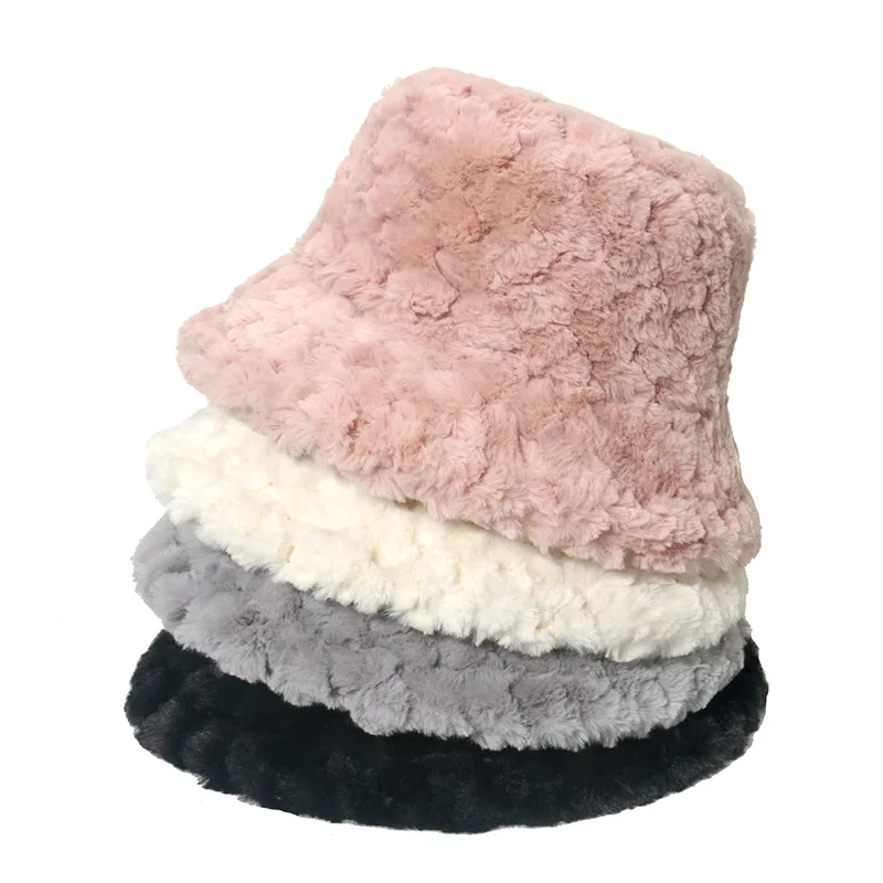 Women Autumn/Winter Hats Easy Matching Thickened Warm Hat Ear Protection Windproof Plush Hat Outdoor Solid-color Bucket Hats
Women Autumn/Winter Hats Easy Matching Thickened Warm Hat Ear Protection Windproof Plush Hat Outdoor Solid-color Bucket Hats