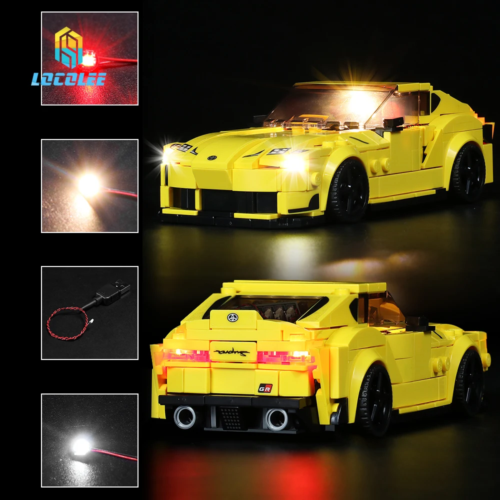 LocoLee Led Light Kit For 76901 Speed Champions Toyota GR Car Toy Collectible Building (NOT Include Building Bricks)
LocoLee Led Light Kit For 76901 Speed Champions Toyota GR Car Toy Collectible Building (NOT Include Building Bricks)