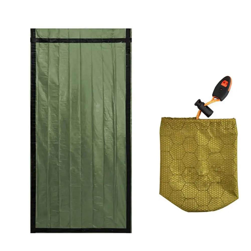 Outdoor Sleeping Bag Practical Heat Insulation Wear Resistant Thermal Camping Sleeping Bag Emergency Tent for Camping
Outdoor Sleeping Bag Practical Heat Insulation Wear Resistant Thermal Camping Sleeping Bag Emergency Tent for Camping