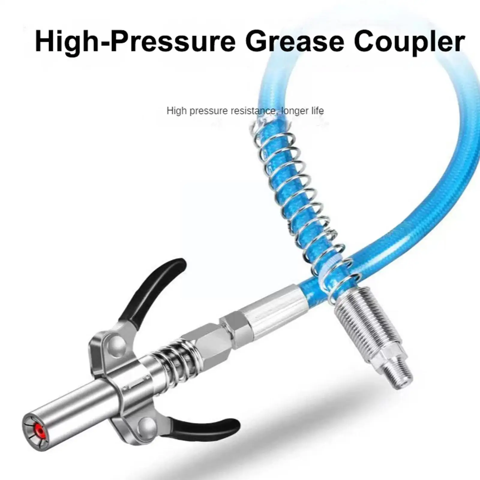 Grease Coupler Heavy-Duty Quick Release Grease Gun Accessories Car Nozzle Tool Grease Two 10000PSI Press Coupler NPTI/8 U6V7
Grease Coupler Heavy-Duty Quick Release Grease Gun Accessories Car Nozzle Tool Grease Two 10000PSI Press Coupler NPTI/8 U6V7