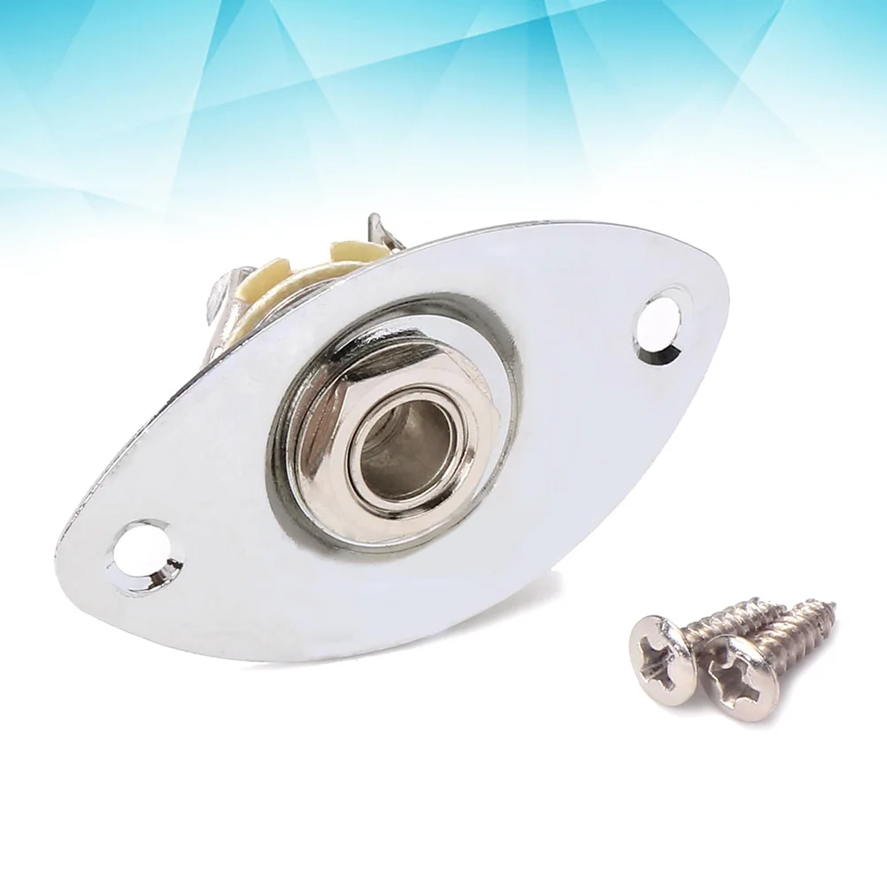 Guitar Pickup Output Input Jack Plug Socket for 1/ 4 Inch 635mm With 2 Mounting Screws for Electric Guitar Bass ( Silver )
Guitar Pickup Output Input Jack Plug Socket for 1/ 4 Inch 635mm With 2 Mounting Screws for Electric Guitar Bass ( Silver )