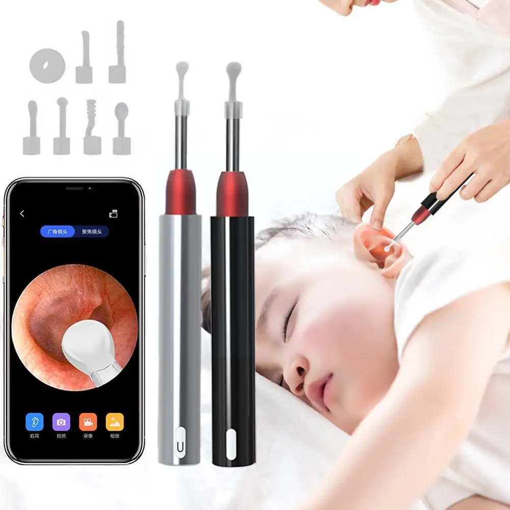 HD Visual Ear Scoop Wireless Ear Sampler Oral Endoscope Ear Personal Remover Health Care Clean Earwax S9E3
HD Visual Ear Scoop Wireless Ear Sampler Oral Endoscope Ear Personal Remover Health Care Clean Earwax S9E3
