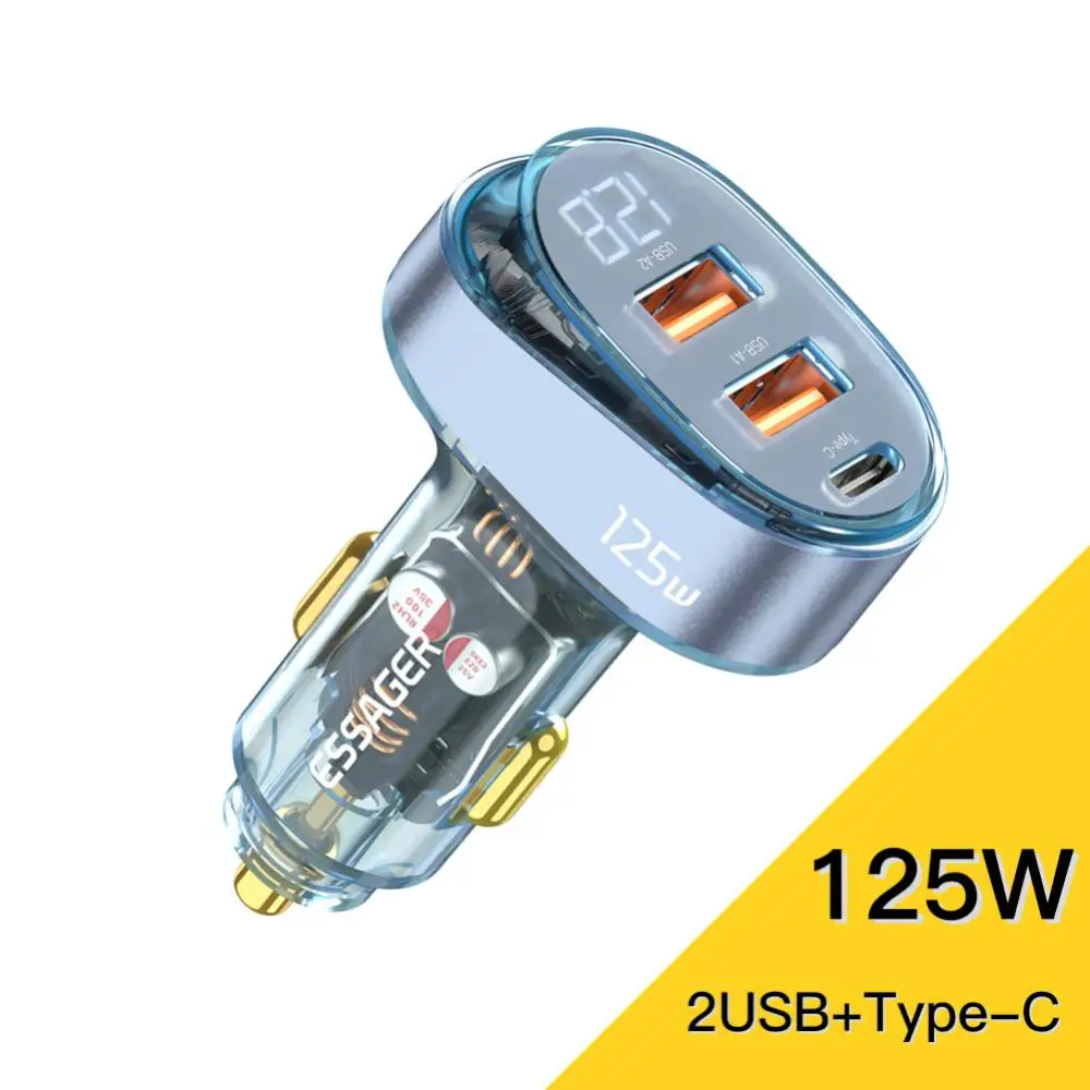 

LED Display Voltmeter 3.1A Dual USB Phone Charger Car Cigarette Lighter Power Adapter Socket Splitter for 12-24V Cars