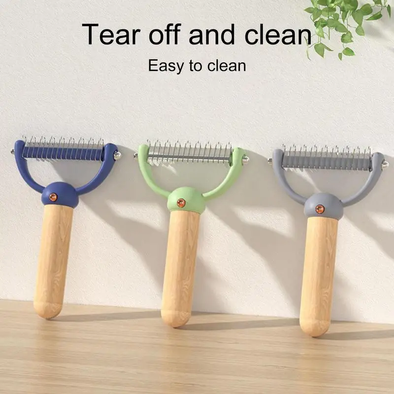 Cat Dematting Comb Manual Dedusting Pet Hair Remover Self-Cleaning & Fur Shedding Tool Portable Double Sided Carpet Couch Brush
Cat Dematting Comb Manual Dedusting Pet Hair Remover Self-Cleaning & Fur Shedding Tool Portable Double Sided Carpet Couch Brush