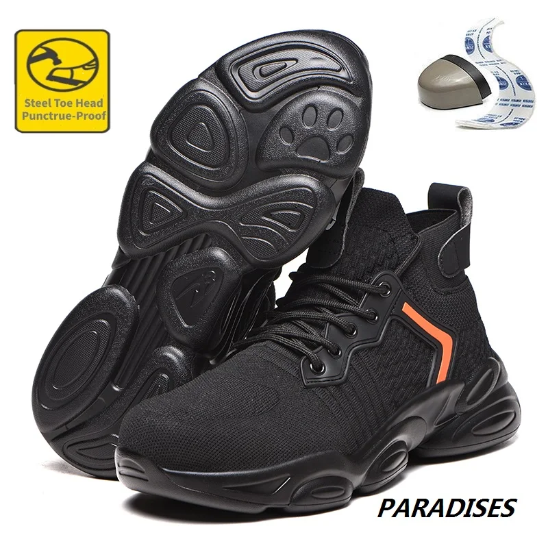 Lightweight Breathable Men Safety Shoes Steel Toe Work Shoes For Men Anti-smashing Construction Sneaker With Reflective
Lightweight Breathable Men Safety Shoes Steel Toe Work Shoes For Men Anti-smashing Construction Sneaker With Reflective