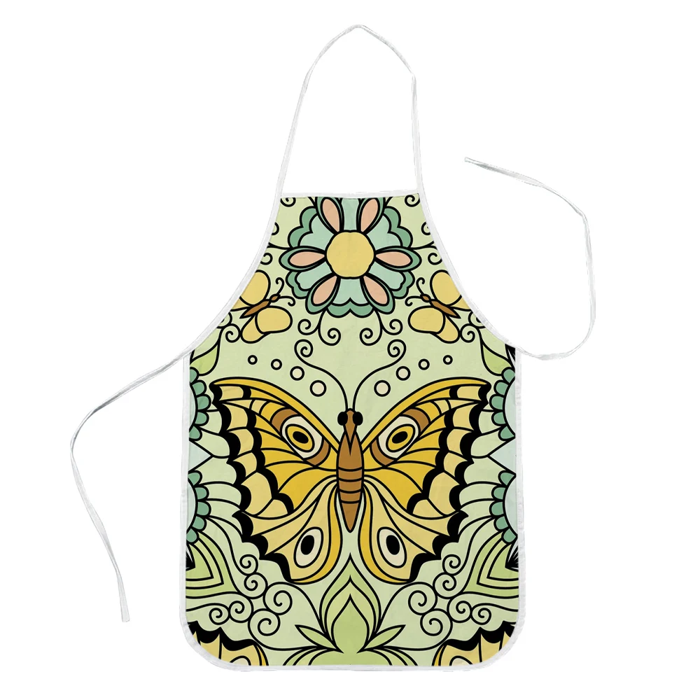HX Home Cooking Apron Retro Mandala Butterfly Printed Kitchen Aprons Coffee Shop BBQ Bib Clean Pinny Parent Child Size
HX Home Cooking Apron Retro Mandala Butterfly Printed Kitchen Aprons Coffee Shop BBQ Bib Clean Pinny Parent Child Size