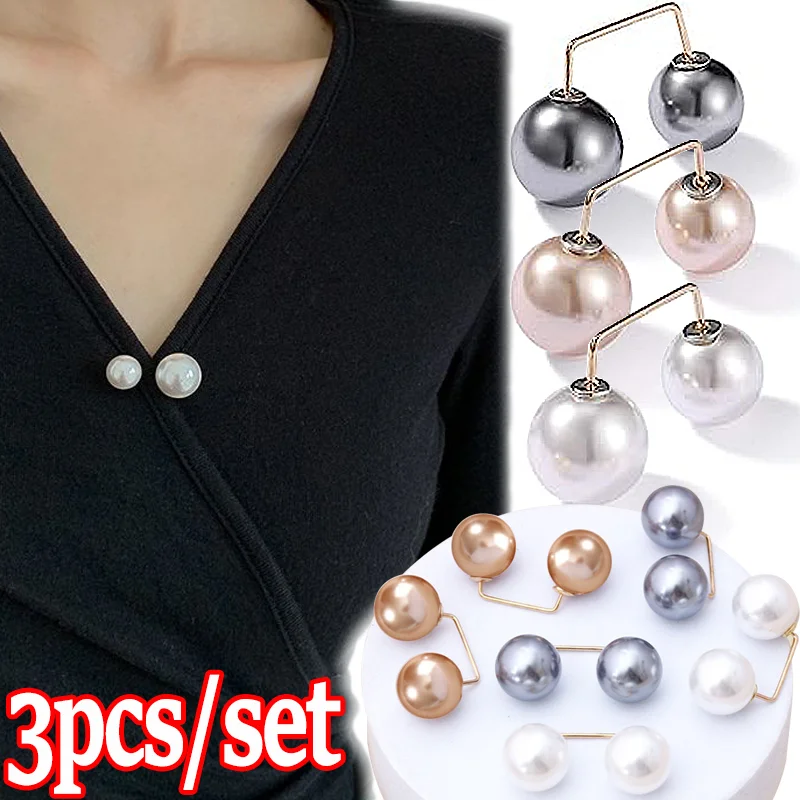 1/3Pcs Double Pearl Lady Brooch Suit Coat Suit Cardigan Pin Buckle Simple Elegant Pearl Brooches Exquisite Jewelry Decoration
1/3Pcs Double Pearl Lady Brooch Suit Coat Suit Cardigan Pin Buckle Simple Elegant Pearl Brooches Exquisite Jewelry Decoration