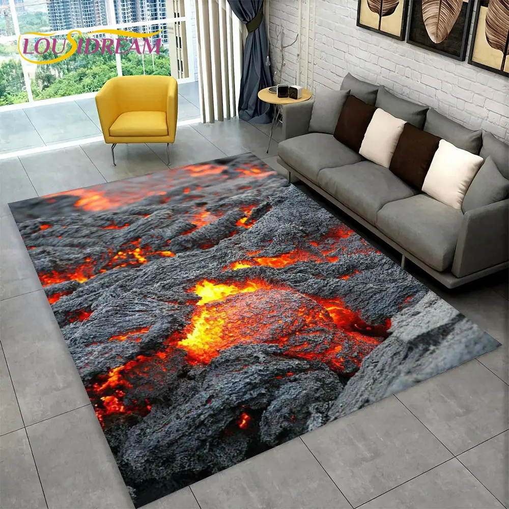 3D Volcano Lava Magma Illusion Area Rug Large,Carpet Rug for Living Room Bedroom Sofa Doormat Decoration,Non-slip Floor Mat Gift
3D Volcano Lava Magma Illusion Area Rug Large,Carpet Rug for Living Room Bedroom Sofa Doormat Decoration,Non-slip Floor Mat Gift