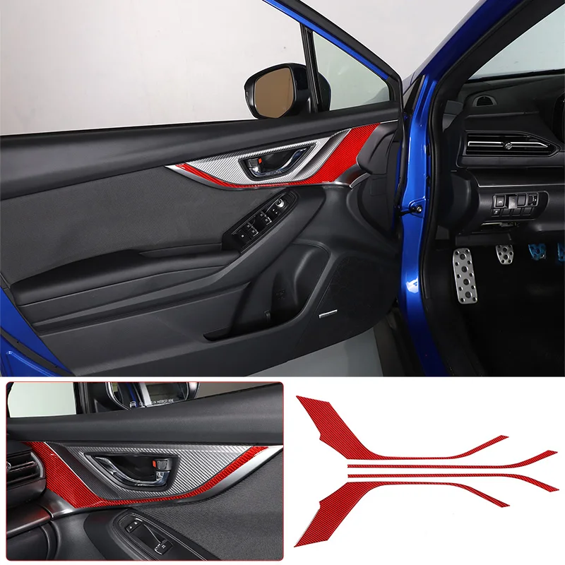 For Subaru WRX 2021-2023 Soft Carbon Fiber Car Inner Handle Frame Decorative Strip Car Interior Decoration Accessories 
For Subaru WRX 2021-2023 Soft Carbon Fiber Car Inner Handle Frame Decorative Strip Car Interior Decoration Accessories