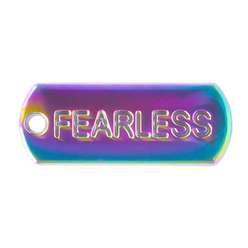 5pcs/Lot Fashion Rainbow Color FEARLESS Brand Charms Pendant For Necklace Earrings Bracelet Jewelry Making Diy Accessories
5pcs/Lot Fashion Rainbow Color FEARLESS Brand Charms Pendant For Necklace Earrings Bracelet Jewelry Making Diy Accessories