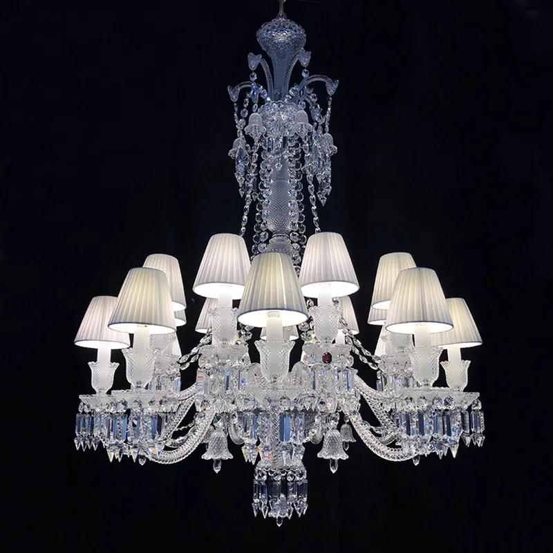 Transparent Crystal Chandelier Lighting Luxury Hotel Luminaire For Dining Room Lighting Fixtures Lamps Glass For Chandeliers
Transparent Crystal Chandelier Lighting Luxury Hotel Luminaire For Dining Room Lighting Fixtures Lamps Glass For Chandeliers