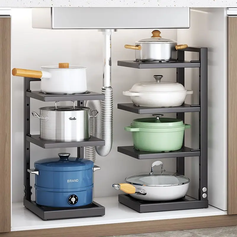 Multi-layer Kitchen Storage Shelf Organizer Rack Cabinet Corner Shelves Home Organization Pot Pan Holder Kitchen Accessories
Multi-layer Kitchen Storage Shelf Organizer Rack Cabinet Corner Shelves Home Organization Pot Pan Holder Kitchen Accessories