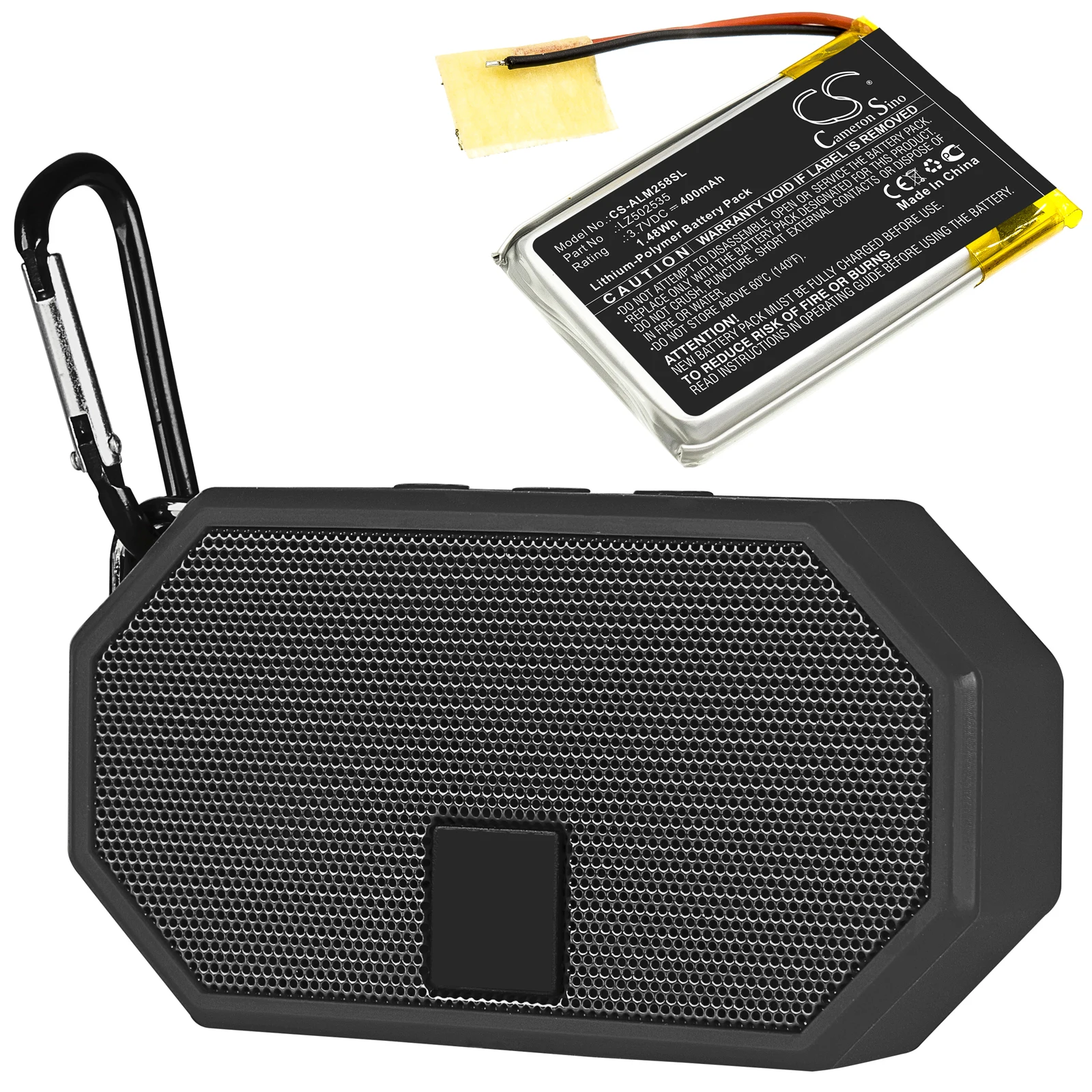 CS 400mAh Battery For Altec Lansing LZ502535 Altec Lansing Mini H2O 3 Mini H2O 2 IMW258 IMW258BLK IMW257 IMW257-OW-TA IMW257-MT
CS 400mAh Battery For Altec Lansing LZ502535 Altec Lansing Mini H2O 3 Mini H2O 2 IMW258 IMW258BLK IMW257 IMW257-OW-TA IMW257-MT