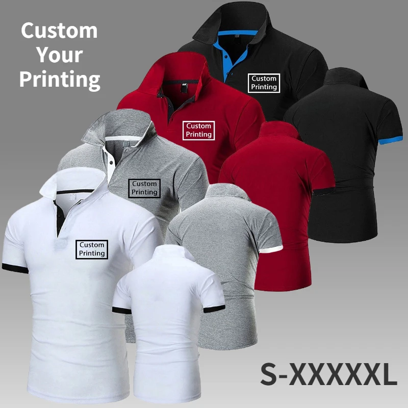 Custom Printing Men's Polo Shirt Personality Slim Fit Business Tee Shirt Casual Golf Wear VIP Exclusive Customized Products
Custom Printing Men's Polo Shirt Personality Slim Fit Business Tee Shirt Casual Golf Wear VIP Exclusive Customized Products