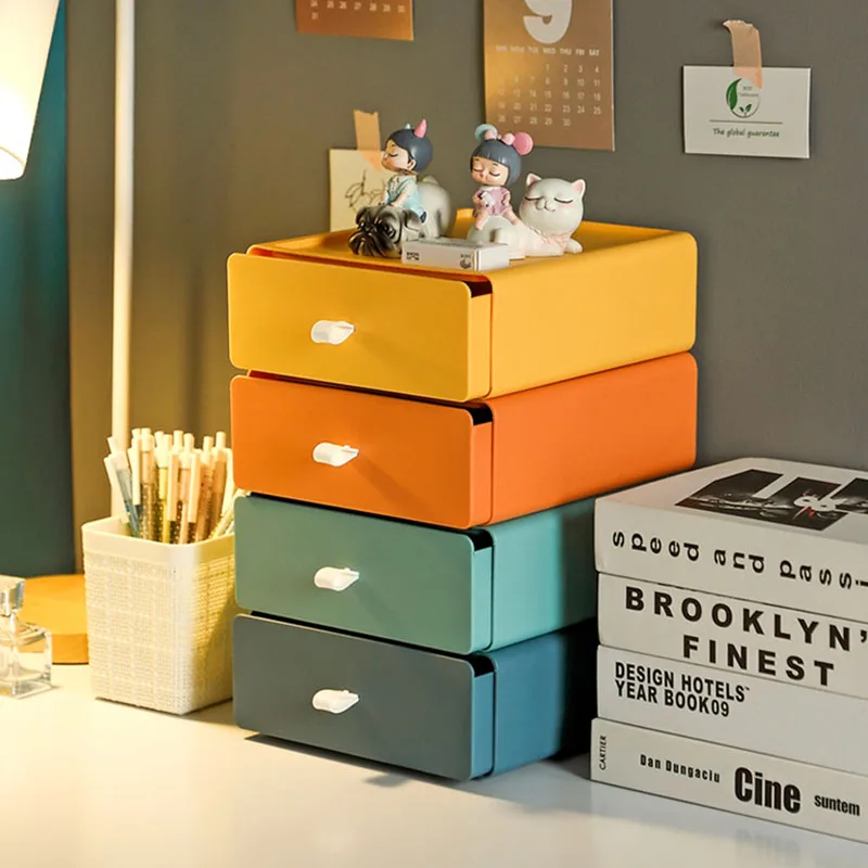 Desktop Storage Box Drawer Type Stationery Organizer Home Office Storage Desk Organization Office Supplies Plastic Containers
Desktop Storage Box Drawer Type Stationery Organizer Home Office Storage Desk Organization Office Supplies Plastic Containers