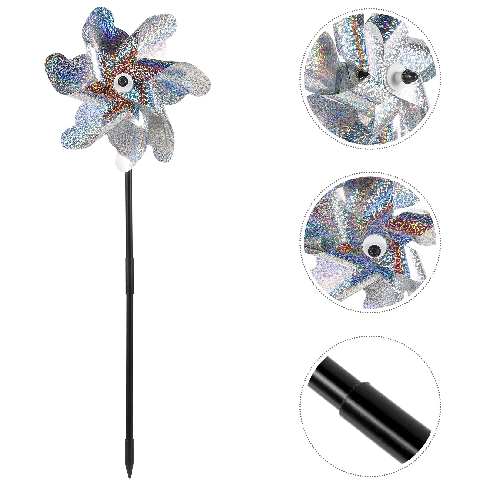 10 Pcs Reflective Bird Windmill Pinwheels Spinner Deterrent Garden Spinners Pet Glass Drill Rod Decor Yard
10 Pcs Reflective Bird Windmill Pinwheels Spinner Deterrent Garden Spinners Pet Glass Drill Rod Decor Yard