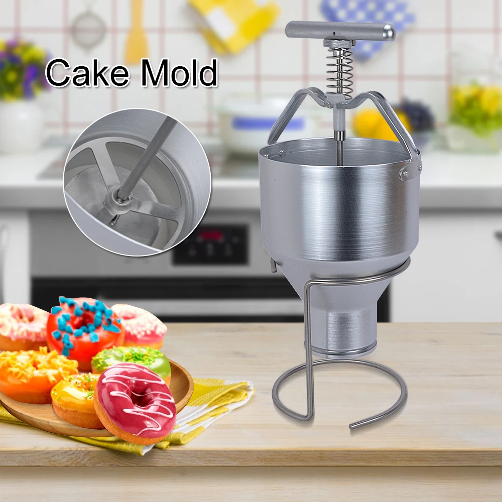 Manual Donut Depositor Batter Dispenser Dropper Plunger Dough Hopper Home DIY Cake Pastry Baking Tools Bakeware Kitchenware
Manual Donut Depositor Batter Dispenser Dropper Plunger Dough Hopper Home DIY Cake Pastry Baking Tools Bakeware Kitchenware
