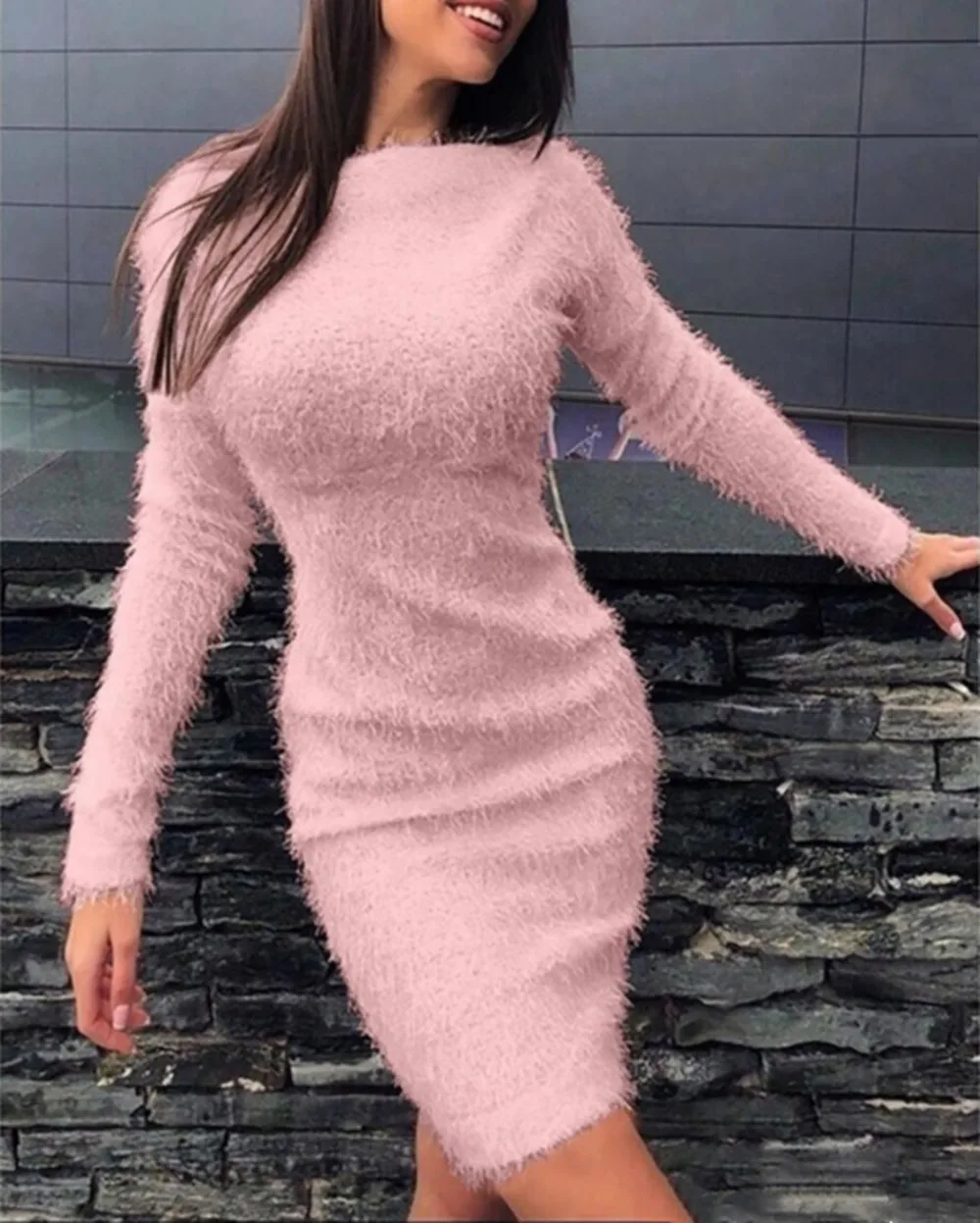 Velvet Autumn Winter Midi Dress For Women Solid Color Skinny Sexy Women Dress Long Sleeve O Neck One Step Female Autumn Dress
Velvet Autumn Winter Midi Dress For Women Solid Color Skinny Sexy Women Dress Long Sleeve O Neck One Step Female Autumn Dress
