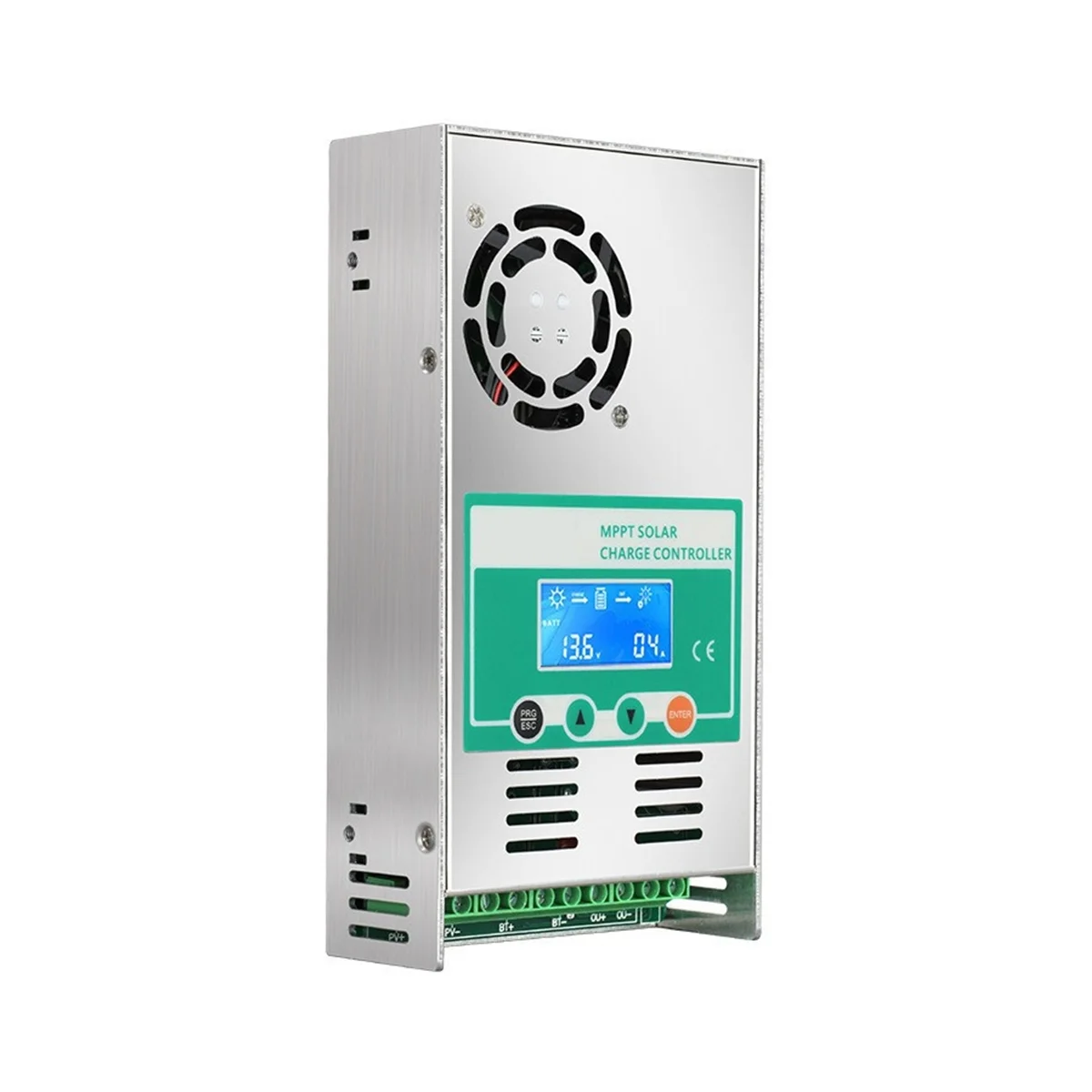 Контроллер заряда солнечной батареи MPPT 60A, регулятор солнечной панели 12В 24В 36В 48В, автоматический макс. PV 190в постоянного тока для свинцово-кислотной литиевой батареи 
Контроллер заряда солнечной батареи MPPT 60A, регулятор солнечной панели 12В 24В 36В 48В, автоматический макс. PV 190в постоянного тока для свинцово-кислотной литиевой батареи