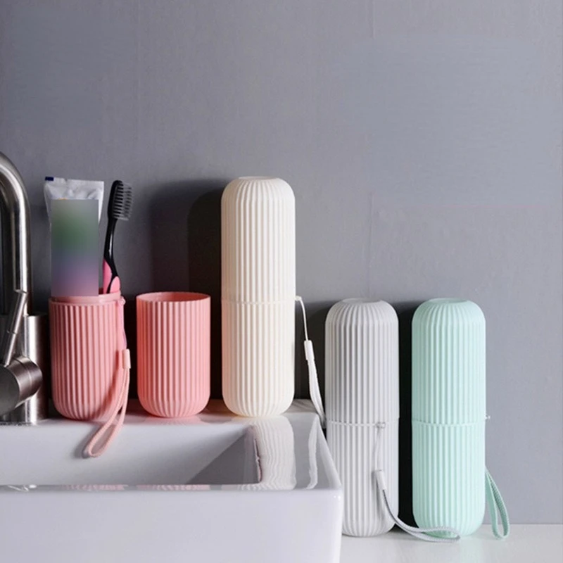 Portable Toothbrush Storage Box Traveling Washing Cup Bathroom Accessories Household Supplies
Portable Toothbrush Storage Box Traveling Washing Cup Bathroom Accessories Household Supplies