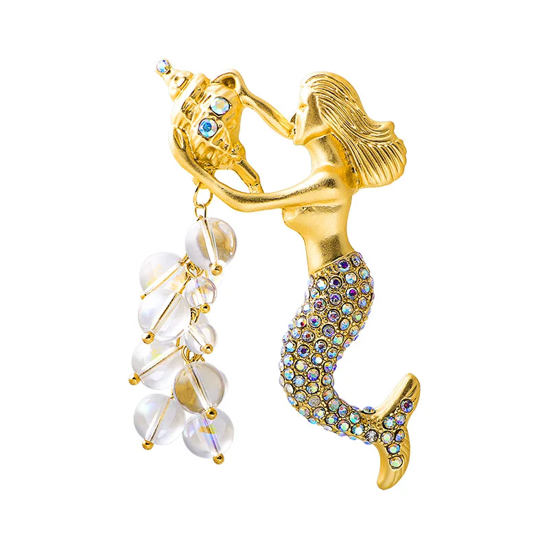 Rhinestone Mermaid Brooches For Women Unisex 2-color Pearl Sexy Fairy Fish Party Office Brooch Pin Gifts
Rhinestone Mermaid Brooches For Women Unisex 2-color Pearl Sexy Fairy Fish Party Office Brooch Pin Gifts