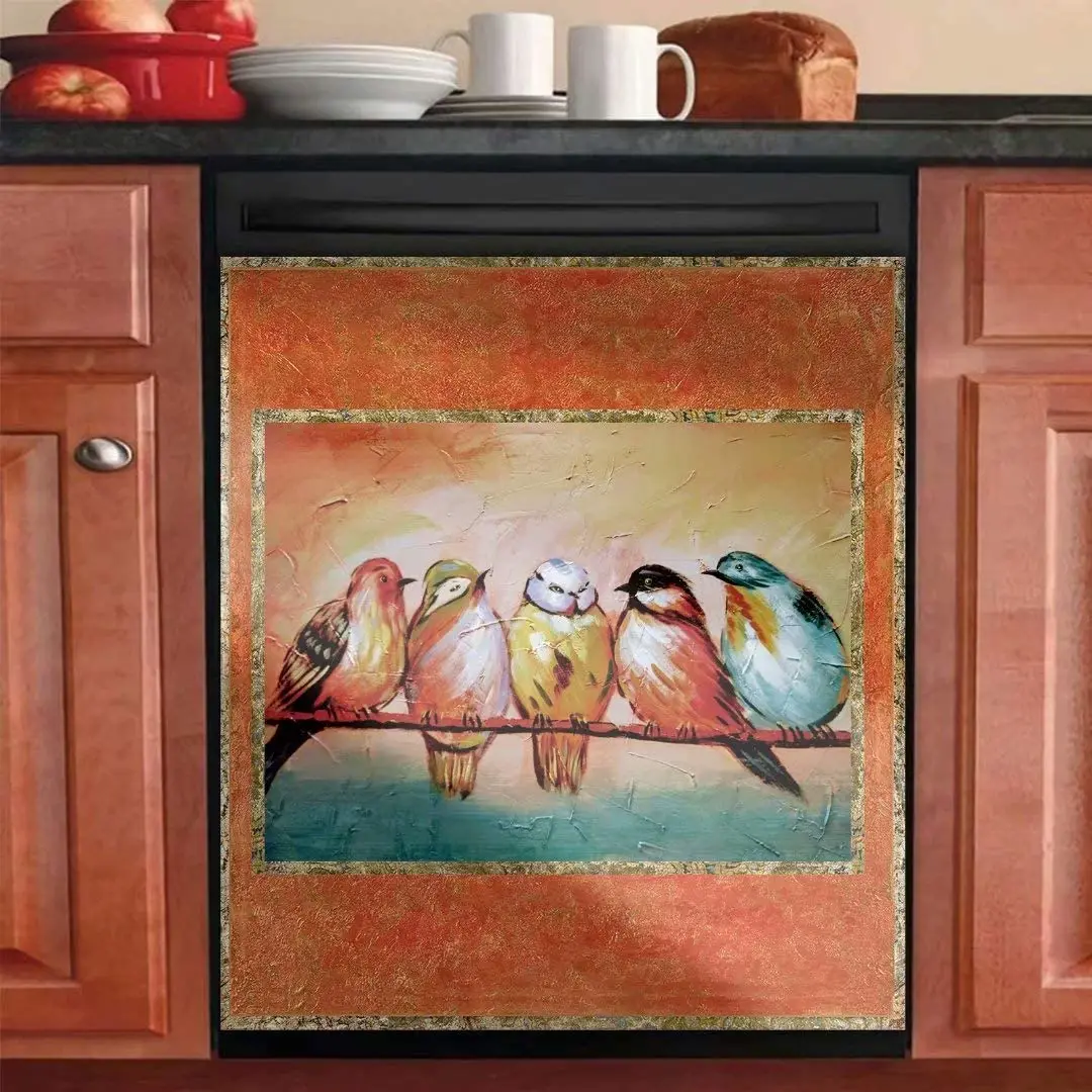 Bird Dishwasher Door Cover Magnetic Sticker Decals Sheet,Oil Printing Decorative Panel Decal For Washer,Refrigerator,Dish Washer
Bird Dishwasher Door Cover Magnetic Sticker Decals Sheet,Oil Printing Decorative Panel Decal For Washer,Refrigerator,Dish Washer
