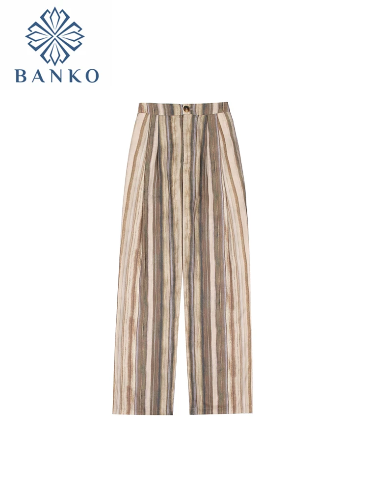 Винтажные дизайнерские женские осенние спортивные брюки в полоску с высокой талией, свободные прямые широкие брюки-цилиндрические классич...
Винтажные дизайнерские женские осенние спортивные брюки в полоску с высокой талией, свободные прямые широкие брюки-цилиндрические классич...