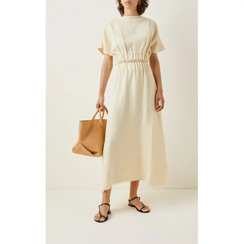 EOS Brand TT 2023 Summer New Arrival Women Khaki Raw Hem Tops Chiffon Midi Skirt High Quality Free Shipping
EOS Brand TT 2023 Summer New Arrival Women Khaki Raw Hem Tops Chiffon Midi Skirt High Quality Free Shipping