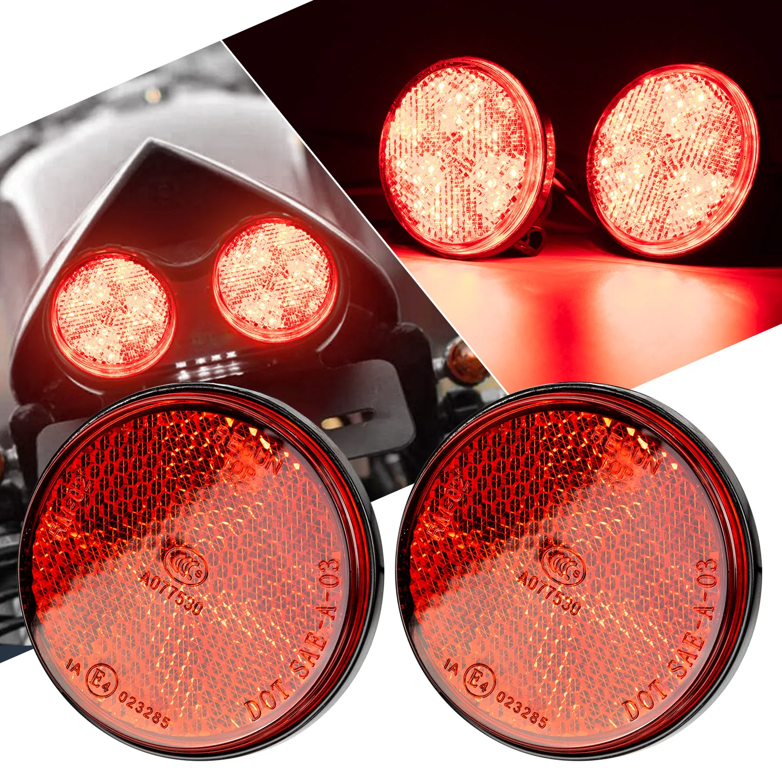 Universal Red Tail Brake LED Light Motorcycle Motorbike Parts Stop Fog Lamp 12V Truck Tail Lamp Caravans ATV off Road Lighting
Universal Red Tail Brake LED Light Motorcycle Motorbike Parts Stop Fog Lamp 12V Truck Tail Lamp Caravans ATV off Road Lighting
