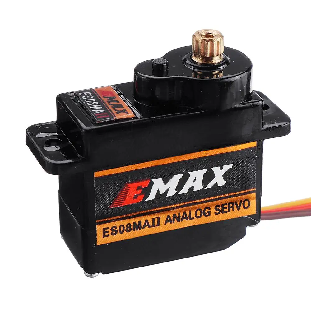 EMAX ES08MA II V2 12g мини металлическая передача Аналоговый сервопривод Профессиональный Гоночный Дрон Квадрокоптер DIY наборы Аксессуары для ради...
EMAX ES08MA II V2 12g мини металлическая передача Аналоговый сервопривод Профессиональный Гоночный Дрон Квадрокоптер DIY наборы Аксессуары для ради...