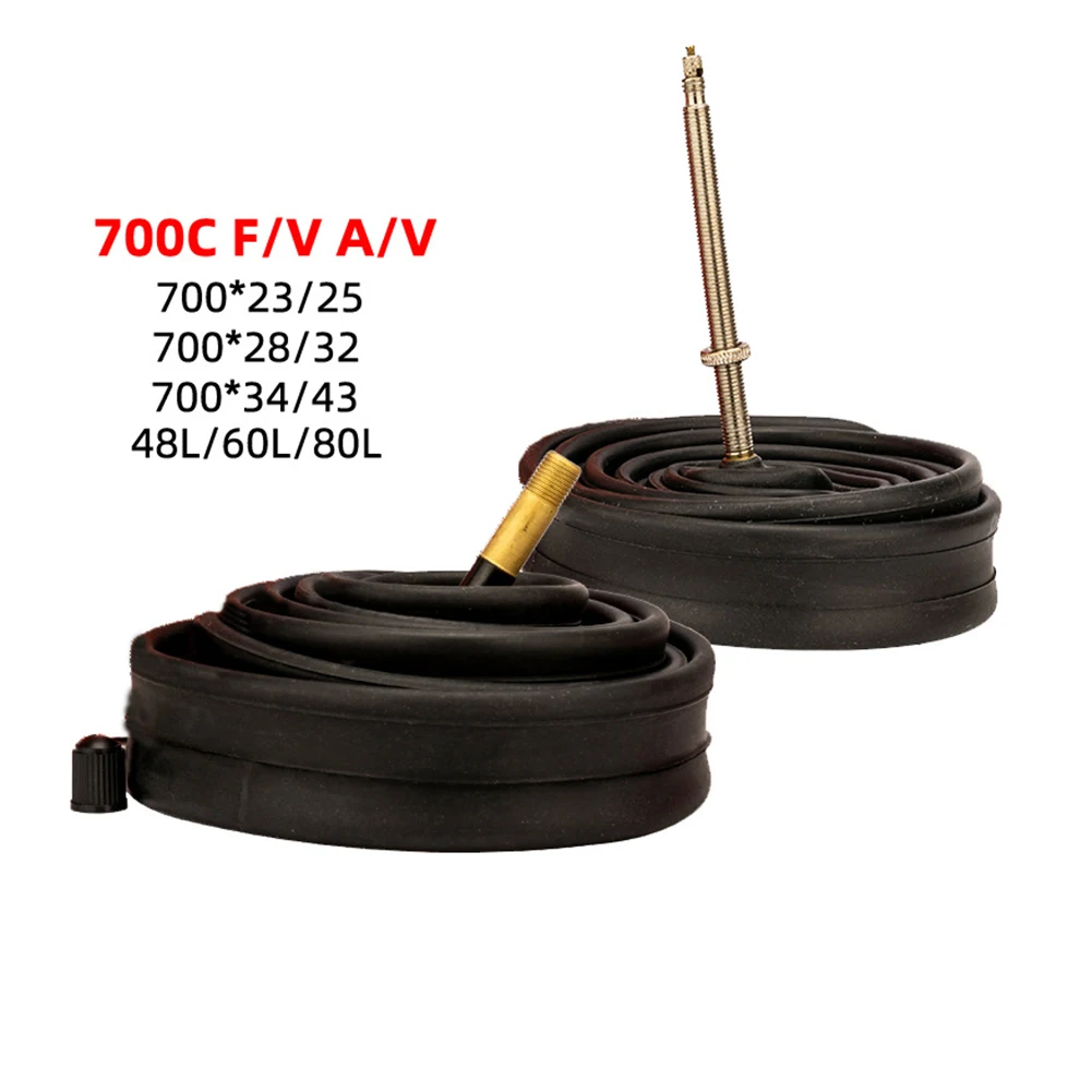 Bicycle Butyl Rubber Inner Tube For Road Bike 700*23 25 28 32 35 43C Tire AV/FV Valve Bike Spare Parts Cycling Accessories
Bicycle Butyl Rubber Inner Tube For Road Bike 700*23 25 28 32 35 43C Tire AV/FV Valve Bike Spare Parts Cycling Accessories