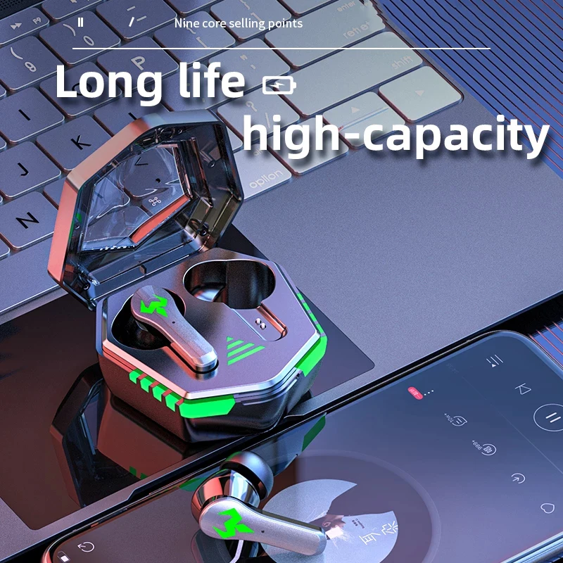 N35 TWS Bluetooth-compatible 5.2 Earphones Wireless Noise Reduction Earbud 9D Stereo Music Gaming Headphone With Microphone
N35 TWS Bluetooth-compatible 5.2 Earphones Wireless Noise Reduction Earbud 9D Stereo Music Gaming Headphone With Microphone