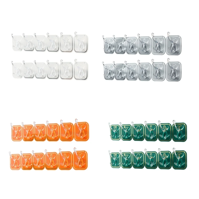 Прозрачные прочные настенные крючки на клейкой основе
Прозрачные прочные настенные крючки на клейкой основе