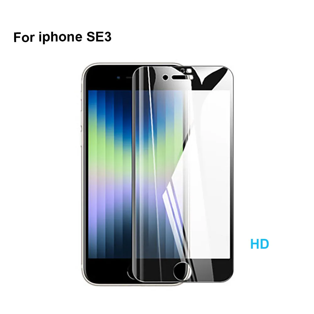 2 шт. полноэкранное Защитное стекло для iPhone SE3 Full HD Взрывозащищенная закаленная