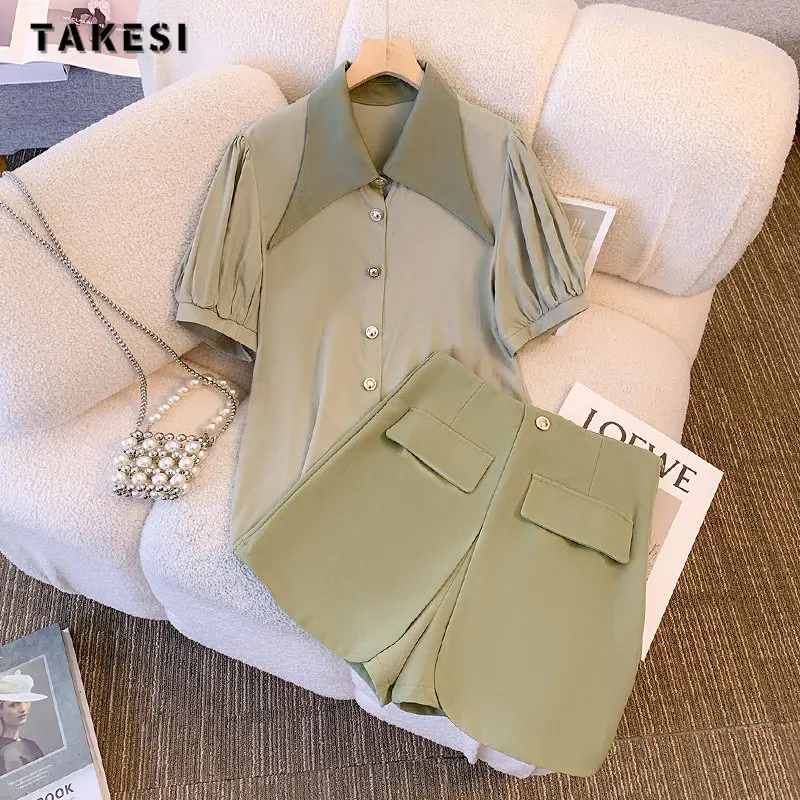 2023 Summer Fashion Casual Office Lady Two-piece Set Women Short Sleeve Patchwork Top+Suit Shorts Elegant Shorts Set Outfits
2023 Summer Fashion Casual Office Lady Two-piece Set Women Short Sleeve Patchwork Top+Suit Shorts Elegant Shorts Set Outfits