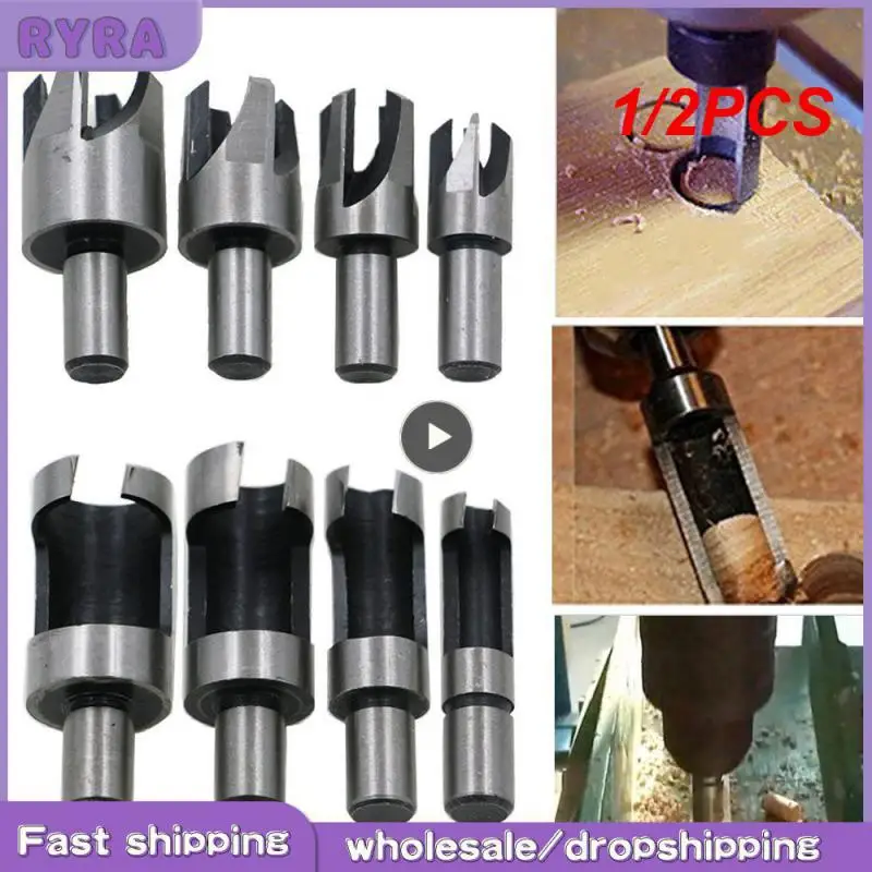 1/2PCS Wood Plug Cutter Cutting Tool Drill Bit Set Straight And Tapered Taper 5/8" 1/2" 3/8" 1/4" Woodworking Cork Drill Bit
1/2PCS Wood Plug Cutter Cutting Tool Drill Bit Set Straight And Tapered Taper 5/8" 1/2" 3/8" 1/4" Woodworking Cork Drill Bit