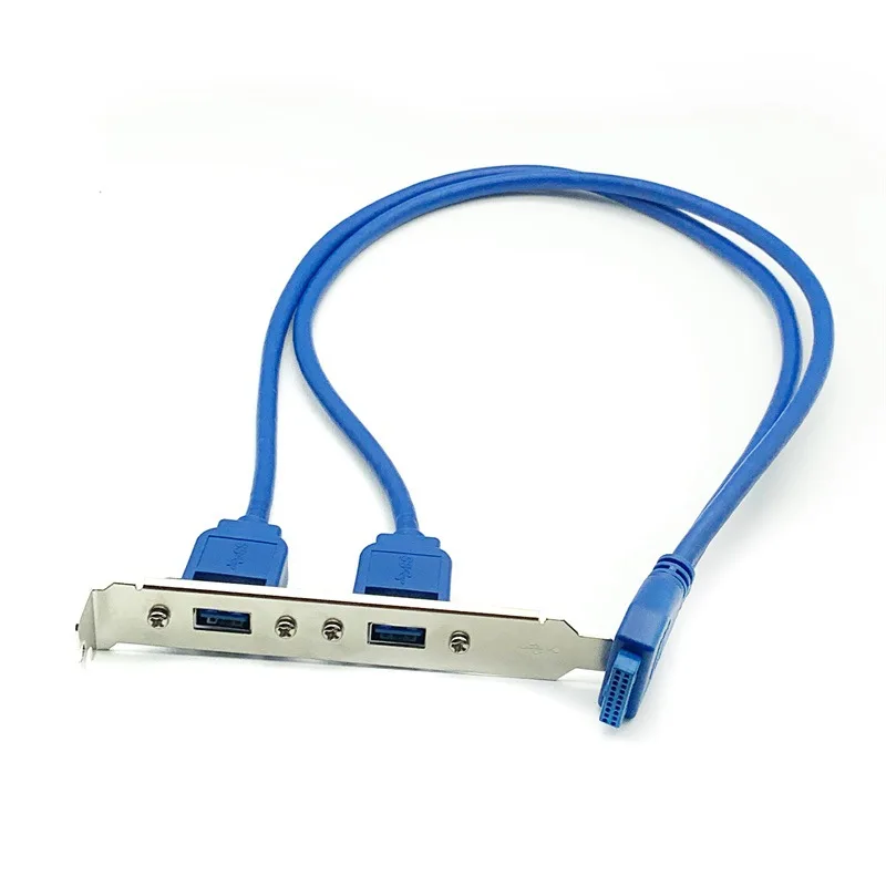 1pc Full Size Bracket Motherboard 20pin To Usb 3.0 Female Back Panel Header Connector Cable Adapter With Pci Slot Plate
1pc Full Size Bracket Motherboard 20pin To Usb 3.0 Female Back Panel Header Connector Cable Adapter With Pci Slot Plate